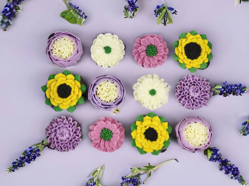 Floral Cupcake Delights Delivered